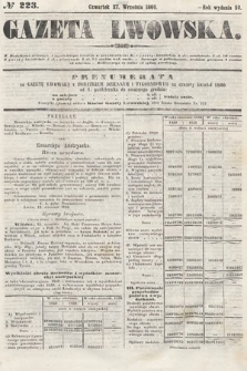 Gazeta Lwowska. 1860, nr 223