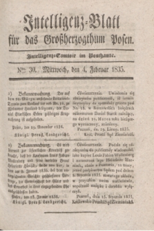 Intelligenz-Blatt für das Großherzogthum Posen. 1835, Nro. 30 (4 Februar)