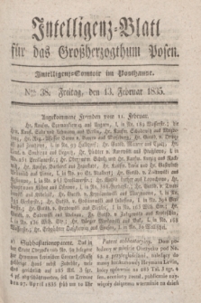 Intelligenz-Blatt für das Großherzogthum Posen. 1835, Nro. 38 (13 Februar)
