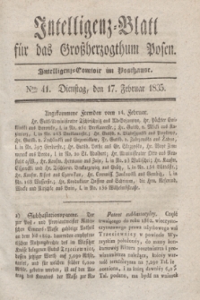 Intelligenz-Blatt für das Großherzogthum Posen. 1835, Nro. 41 (17 Februar)