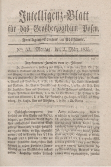 Intelligenz-Blatt für das Großherzogthum Posen. 1835, Nro. 52 (2 März)