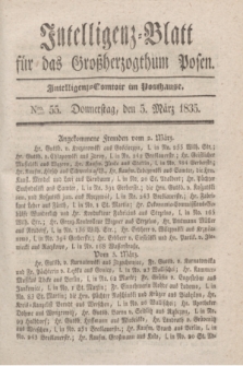 Intelligenz-Blatt für das Großherzogthum Posen. 1835, Nro. 55 (5 März)