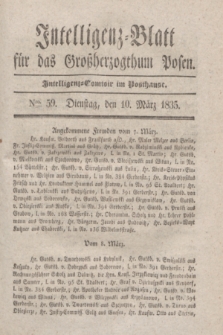 Intelligenz-Blatt für das Großherzogthum Posen. 1835, Nro. 59 (10 März)