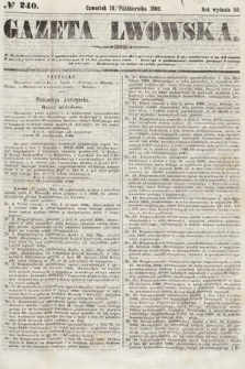 Gazeta Lwowska. 1860, nr 240