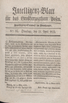 Intelligenz-Blatt für das Großherzogthum Posen. 1835, Nro. 95 (21 April)