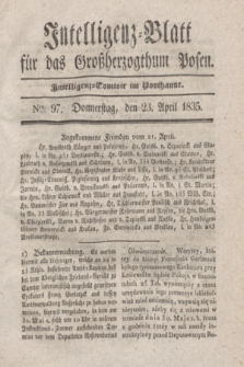 Intelligenz-Blatt für das Großherzogthum Posen. 1835, Nro. 97 (23 April)