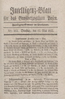 Intelligenz-Blatt für das Großherzogthum Posen. 1835, Nro. 113 (12 Mai)
