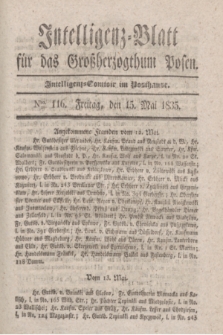 Intelligenz-Blatt für das Großherzogthum Posen. 1835, Nro. 116 (15 Mai)