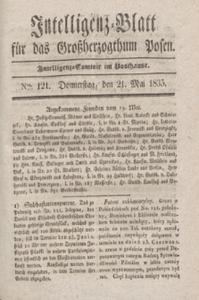 Intelligenz-Blatt für das Großherzogthum Posen. 1835, Nro. 121 (21 Mai)