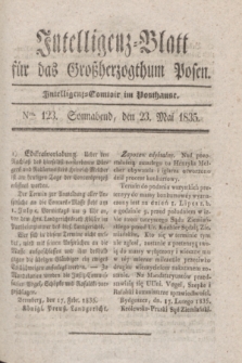 Intelligenz-Blatt für das Großherzogthum Posen. 1835, Nro. 123 (23 Mai)