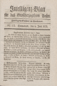 Intelligenz-Blatt für das Großherzogthum Posen. 1835, Nro. 135 (6 Juni)