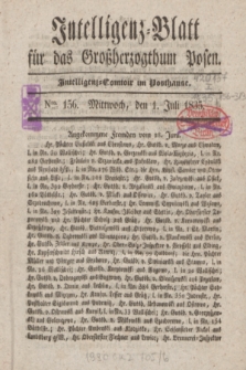 Intelligenz-Blatt für das Großherzogthum Posen. 1835, Nro. 156 (1 Juli)