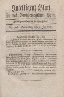 Intelligenz-Blatt für das Großherzogthum Posen. 1835, Nro. 163 (9 Juli)