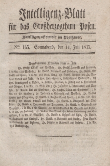 Intelligenz-Blatt für das Großherzogthum Posen. 1835, Nro. 165 (11 Juli)