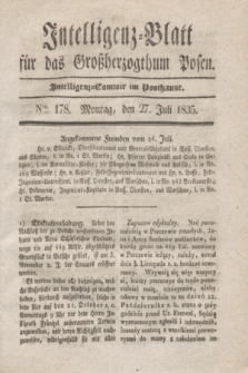 Intelligenz-Blatt für das Großherzogthum Posen. 1835, Nro. 178 (27 Juli)