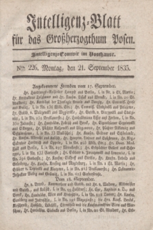 Intelligenz-Blatt für das Großherzogthum Posen. 1835, Nro. 226 (21 September)