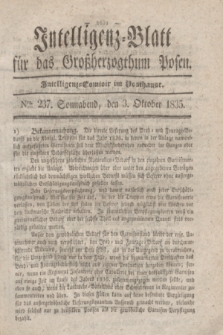 Intelligenz-Blatt für das Großherzogthum Posen. 1835, Nro. 237 (3 Oktober)