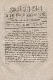Intelligenz-Blatt für das Großherzogthum Posen. 1835, Nro. 240 (7 Oktober)
