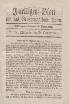 Intelligenz-Blatt für das Großherzogthum Posen. 1835, Nro. 258 (28 Oktober)