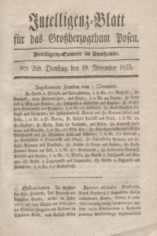 Intelligenz-Blatt für das Großherzogthum Posen. 1835, Nro. 269 (10 November)