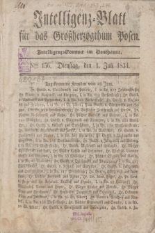 Intelligenz-Blatt für das Großherzogthum Posen. 1834, Nro. 156 (1 Juli)