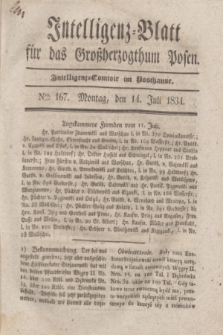 Intelligenz-Blatt für das Großherzogthum Posen. 1834, Nro. 167 (14 Juli)