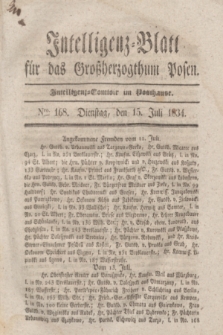 Intelligenz-Blatt für das Großherzogthum Posen. 1834, Nro. 168 (15 Juli)