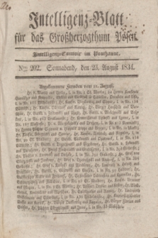 Intelligenz-Blatt für das Großherzogthum Posen. 1834, Nro. 202 (23 August)