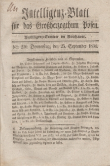 Intelligenz-Blatt für das Großherzogthum Posen. 1834, Nro. 230 (25 September)