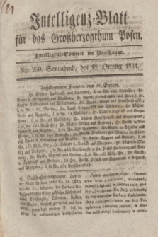 Intelligenz-Blatt für das Großherzogthum Posen. 1834, Nro. 250 (18 October)