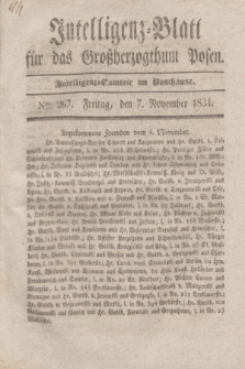 Intelligenz-Blatt für das Großherzogthum Posen. 1834, Nro. 267 (7 November)