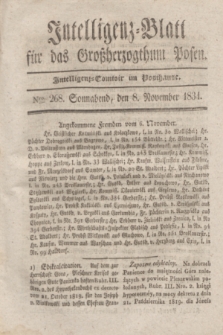 Intelligenz-Blatt für das Großherzogthum Posen. 1834, Nro. 268 (8 November)