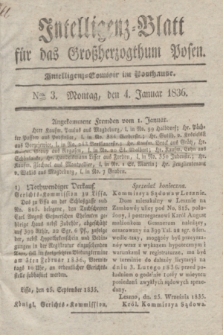 Intelligenz-Blatt für das Großherzogthum Posen. 1836, Nro. 3 (4 Januar)