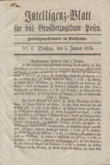 Intelligenz-Blatt für das Großherzogthum Posen. 1836, Nro. 4 (5 Januar)