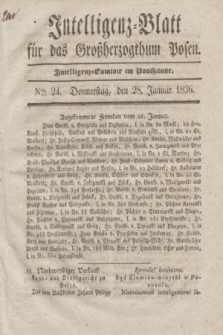 Intelligenz-Blatt für das Großherzogthum Posen. 1836, Nro. 24 (28 Januar)