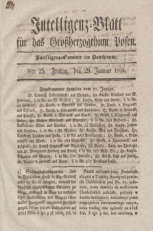 Intelligenz-Blatt für das Großherzogthum Posen. 1836, Nro. 25 (29 Januar)