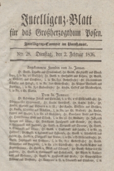 Intelligenz-Blatt für das Großherzogthum Posen. 1836, Nro. 28 (2 Februar)