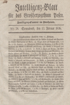 Intelligenz-Blatt für das Großherzogthum Posen. 1836, Nro. 38 (13 Februar)