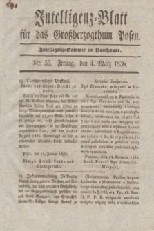 Intelligenz-Blatt für das Großherzogthum Posen. 1836, Nro. 55 (4 März)