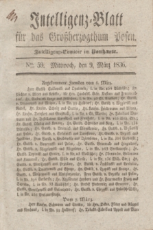 Intelligenz-Blatt für das Großherzogthum Posen. 1836, Nro. 59 (9 März)