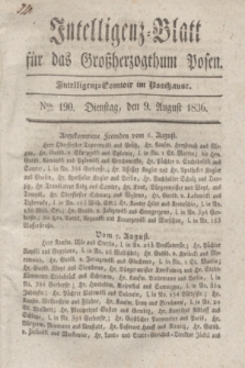 Intelligenz-Blatt für das Großherzogthum Posen. 1836, Nro. 190 (9 August)