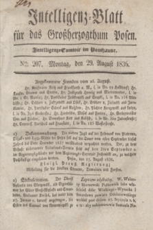 Intelligenz-Blatt für das Großherzogthum Posen. 1836, Nro. 207 (29 August) + dod.