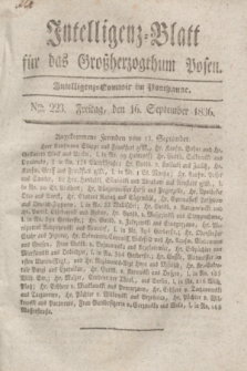 Intelligenz-Blatt für das Großherzogthum Posen. 1836, Nro. 223 (16 September) + dod.