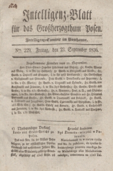 Intelligenz-Blatt für das Großherzogthum Posen. 1836, Nro. 229 (23 September)