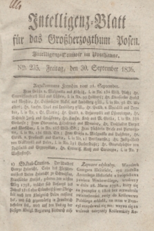 Intelligenz-Blatt für das Großherzogthum Posen. 1836, Nro. 235 (30 September)