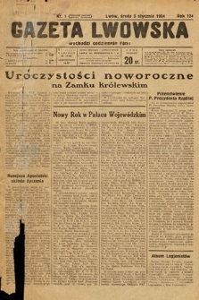 Gazeta Lwowska. 1934, nr 1