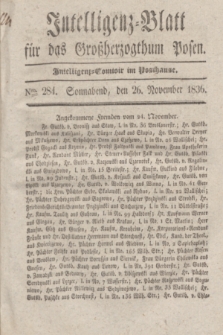 Intelligenz-Blatt für das Großherzogthum Posen. 1836, Nro. 284 (26 November)