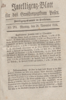 Intelligenz-Blatt für das Großherzogthum Posen. 1836, Nro. 285 (28 November)