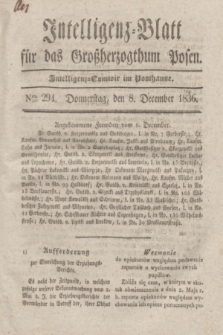 Intelligenz-Blatt für das Großherzogthum Posen. 1836, Nro. 294 (8 December)