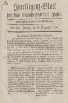 Intelligenz-Blatt für das Großherzogthum Posen. 1836, Nro. 295 (9 December)